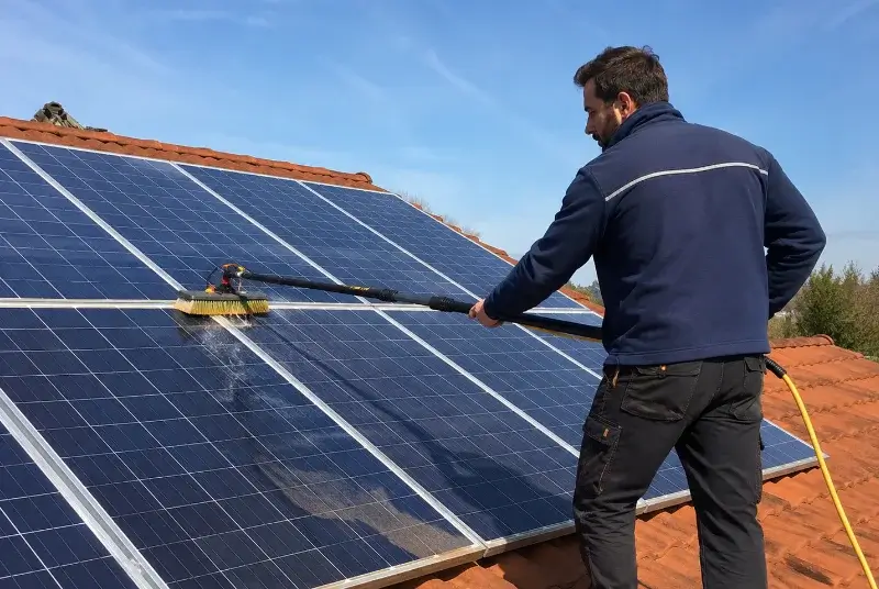 Nettoyage et entretien de panneaux solaires à Molandier