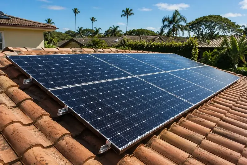 Installation de panneaux solaires à Molandier